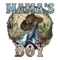 Mamas Boy Western Cowboy Boots Cactus Premium Sweatshirt | Teevron