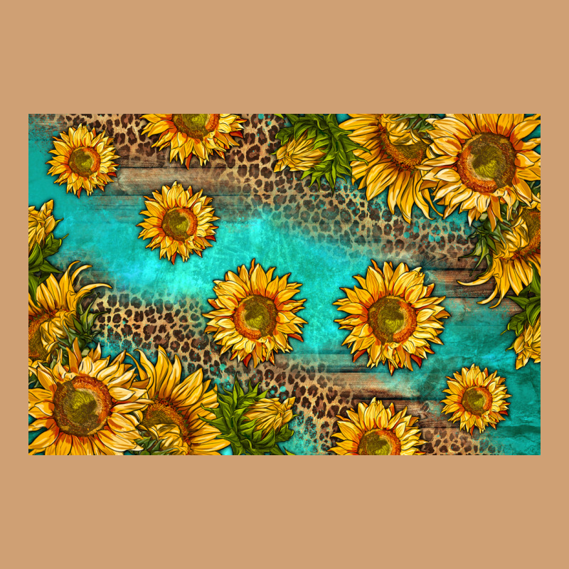 Western Sunflowers Skinny Metal Can Holder Vintage Tee by HRA Design Shop | Teevron