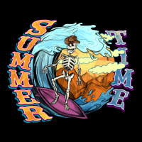 Summer Time Skeleton Surfing Urban Hoodie | Teevron