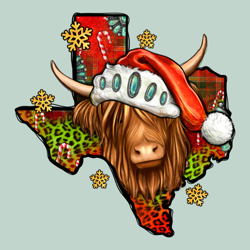 Shaggy Cow Texas Christmas Zipper Hoodie by Jasminsmagicworld | Teevron