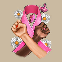 Breast Cancer Fist Daisy Butterfly Long Sleeve Tee | Teevron