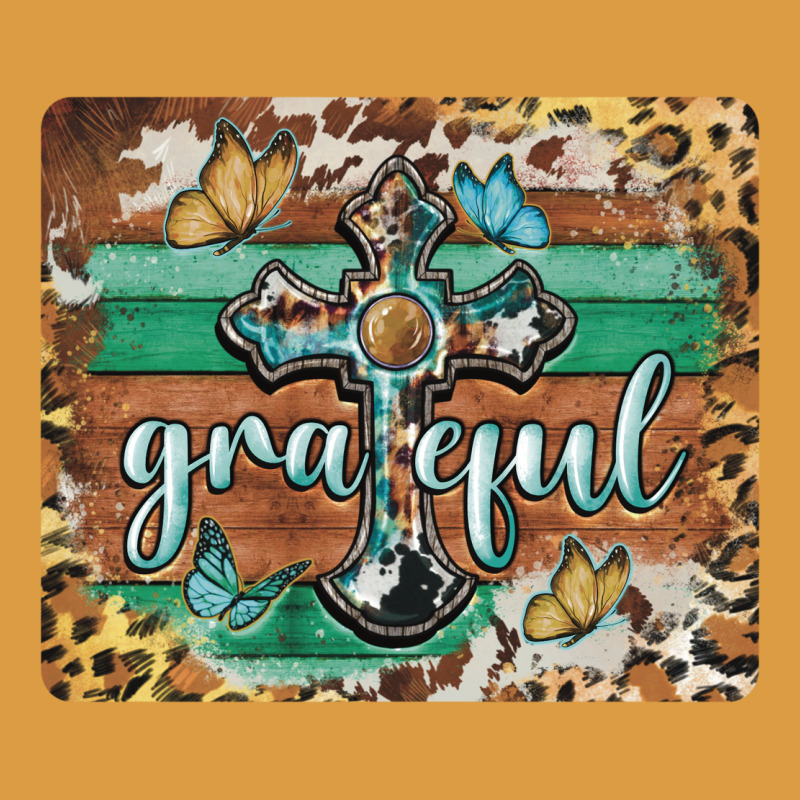 Grateful Cross Mousepad Urban Heavy Tee by BarkalooDesign | Teevron