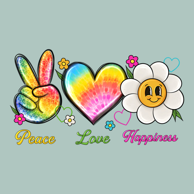 Peace Love Happiness Premium Sweatshirt by NancyCooperArtShop | Teevron