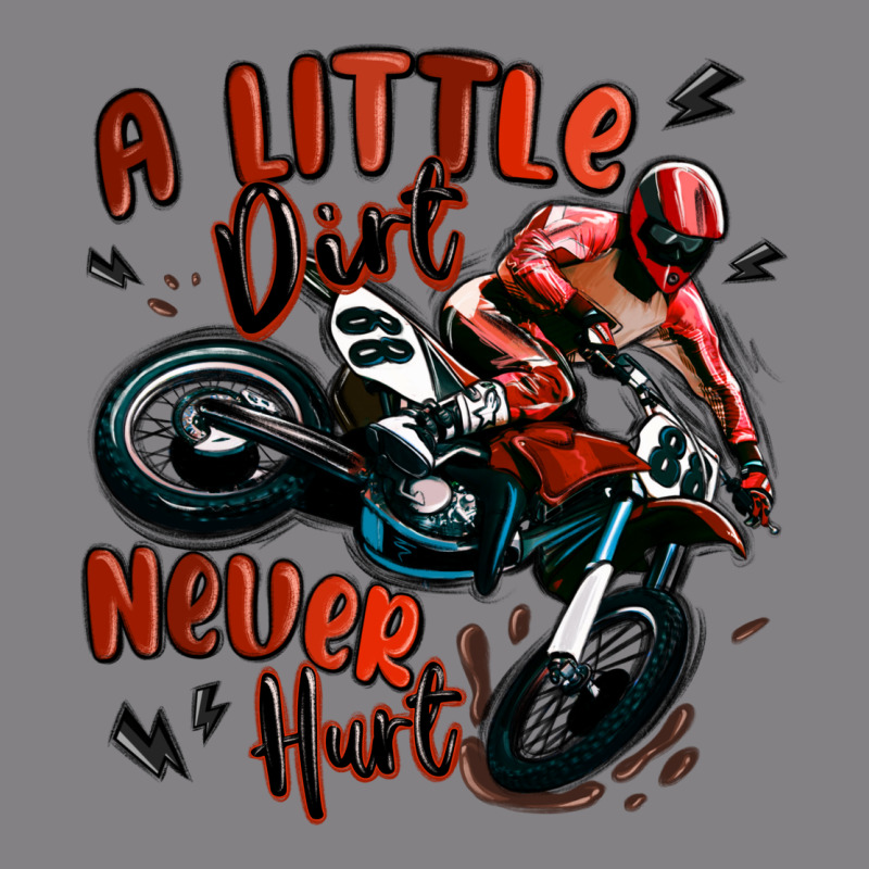 A Little Dirt Never Hurt Dirt Bike Heavyweight Hoodie by MaliasSmallBusiness | Teevron
