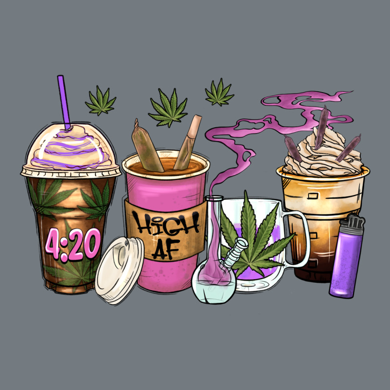 Weed Coffee Cups Heavyweight Sweatshirt by Zillion Design Studio | Teevron