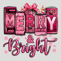 Merry And Bright Pink Christmas Zipper Hoodie | Teevron