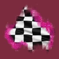 Race Flag Glitter Patch Premium Hoodie | Teevron