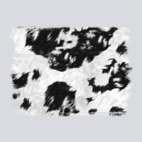 Black And White Cowhide Backround Zipper Hoodie | Teevron