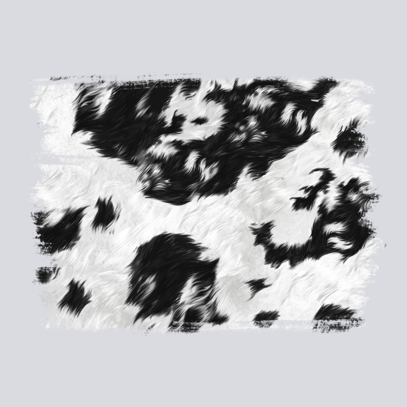 Black And White Cowhide Backround Zipper Hoodie by NancyCooperArtShop | Teevron