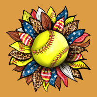 Softball Sunflower Urban Heavy Tee | Teevron