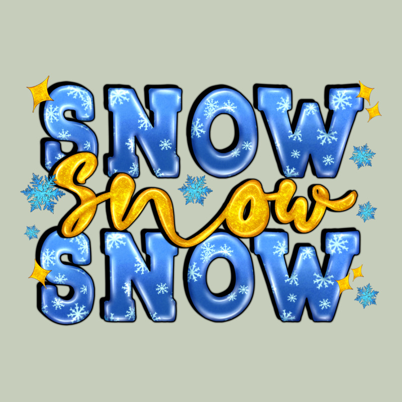 Snow Snow Snow With Sparkle Ladies Tee by AdoDesignShop | Teevron