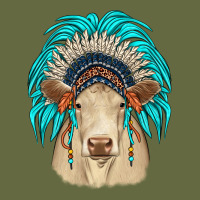 Charolais Indian Headdress Long Sleeve Tee | Teevron