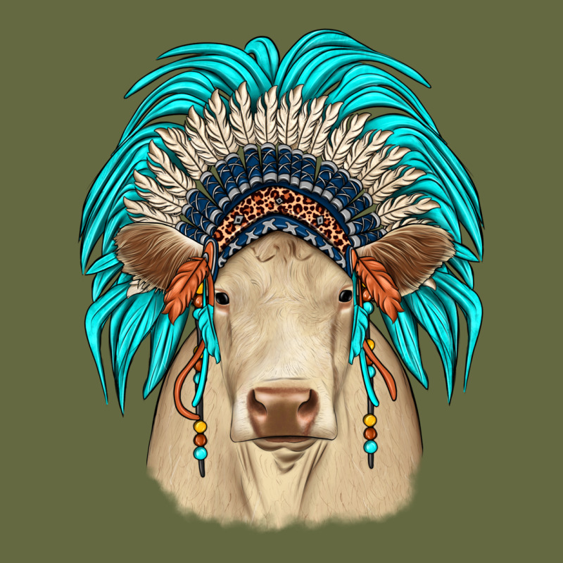 Charolais Indian Headdress Long Sleeve Tee by JahusDesignShop | Teevron
