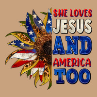 She Loves Jesus And America Too 4th Of July Vintage Tee | Teevron