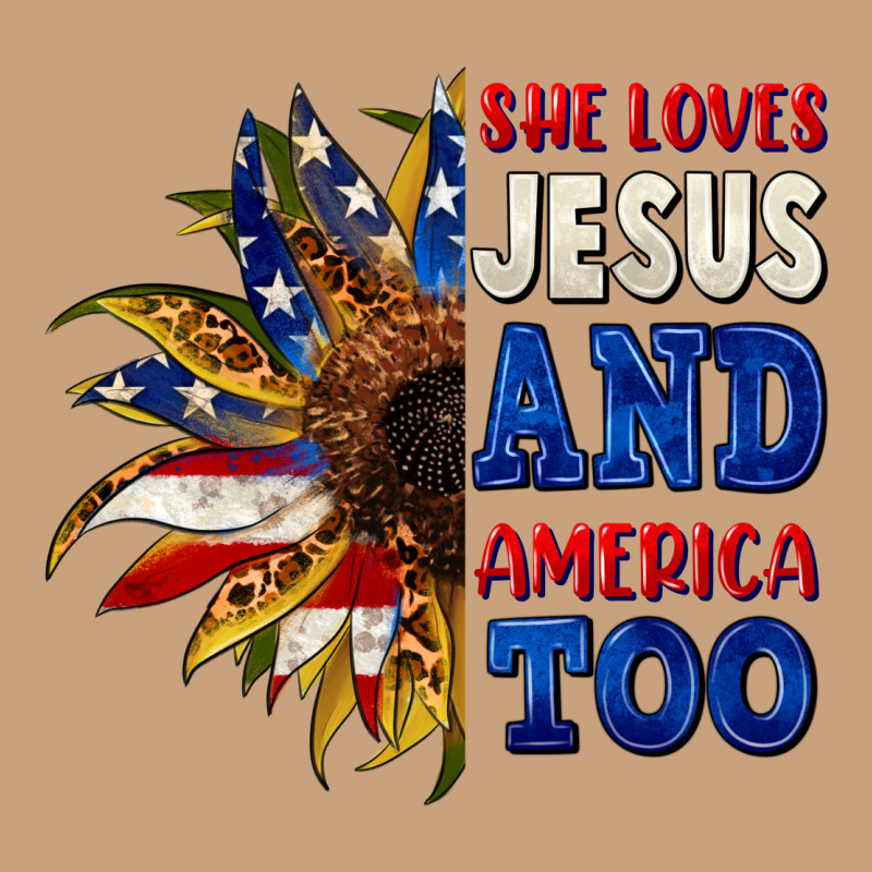 She Loves Jesus And America Too 4th Of July Vintage Tee by CowGirlArtShop | Teevron