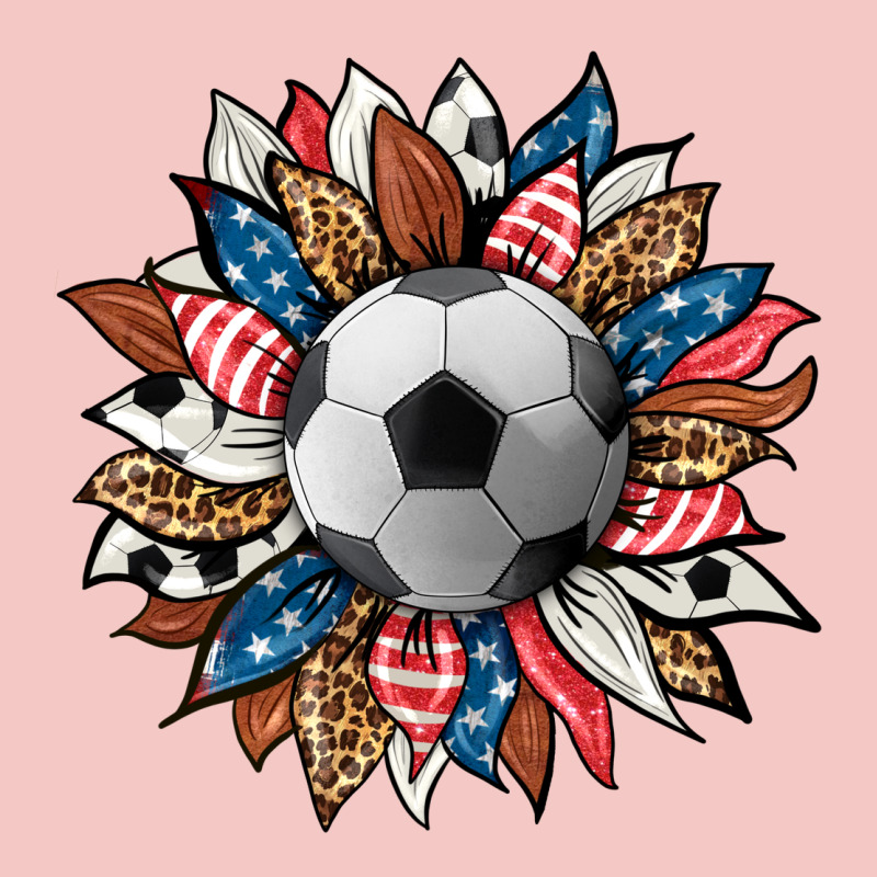 Football Sunflower Urban Heavy Tee by HRA Design Shop | Teevron