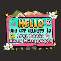 Hello You Are Allowed To Love Books More Than Peop Heavy Core Tee | Teevron