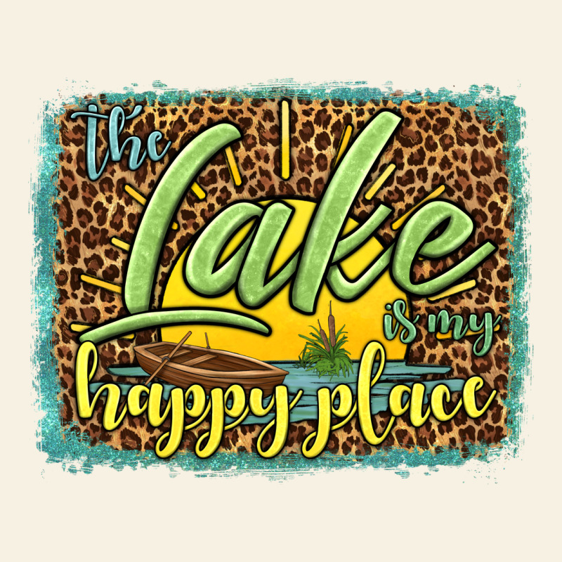 The Lake Is My Happy Place Vintage Tee by HRA Design Shop | Teevron
