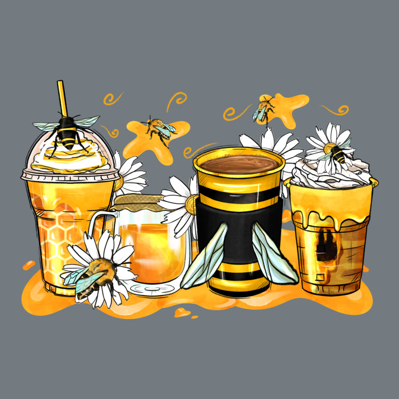 Bumble Bee Coffee Cups Heavyweight Sweatshirt by Zillion Design Studio | Teevron