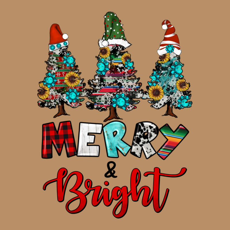 Western Trees Merry And Bright Christmas Vintage Hoodie by RanaPortraitStore | Teevron