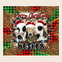 Merry Christmas Heifer Zipper Hoodie | Teevron