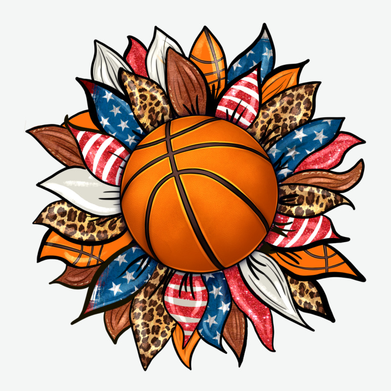 Basketball Sunflower Urban Heavy Tee by HRA Design Shop | Teevron