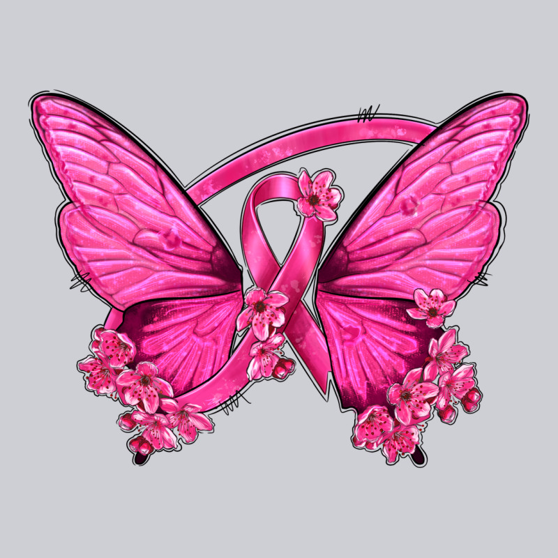 Breast Cancer Butterfly Heavyweight Sweatshirt by texasbilliewilder | Teevron