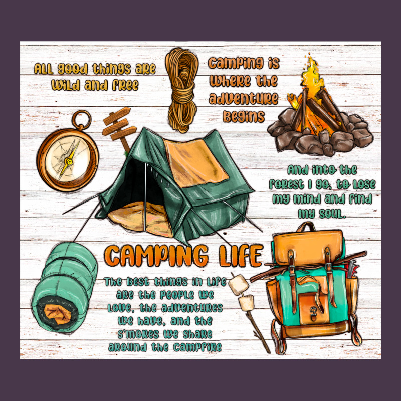 Camping Life Heavyweight Hoodie by MaliasSmallBusiness | Teevron