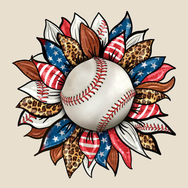 Baseball Sunflower Urban Heavy Tee by HRA Design Shop | Teevron