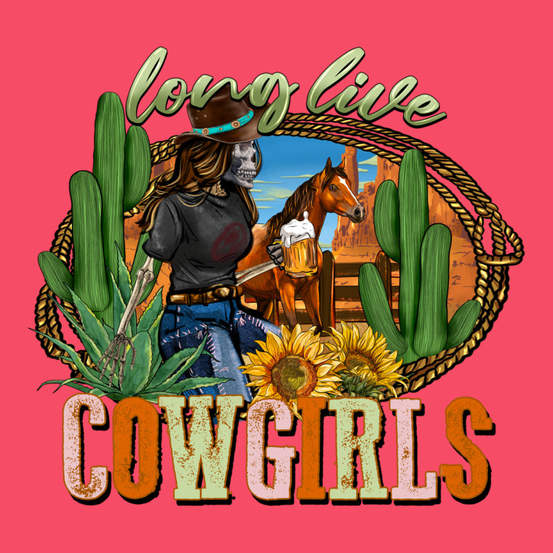 Long Live Cowgirls Premium Sweatshirt by NancyCooperArtShop | Teevron