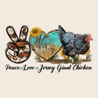Peace Love Jersey Giant Chicken Zipper Hoodie | Teevron