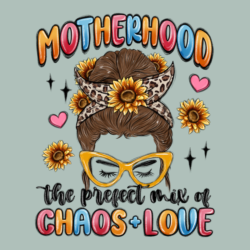 Motherhood The Perfect Mix Of Chaos And Love Heavyweight Hoodie by MaliasSmallBusiness | Teevron