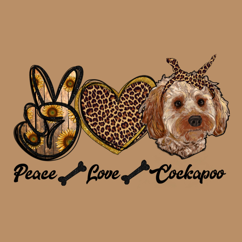 Peace Love Cockapoo Vintage Hoodie by RanaPortraitStore | Teevron