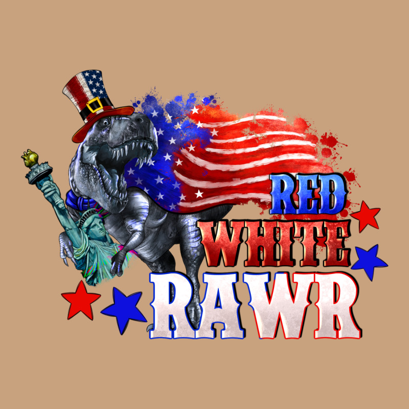 Red White Rawr 4th Of July Vintage Tee by CowGirlArtShop | Teevron