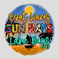 Boat Waves Sun Rays Lake Days Zipper Hoodie | Teevron
