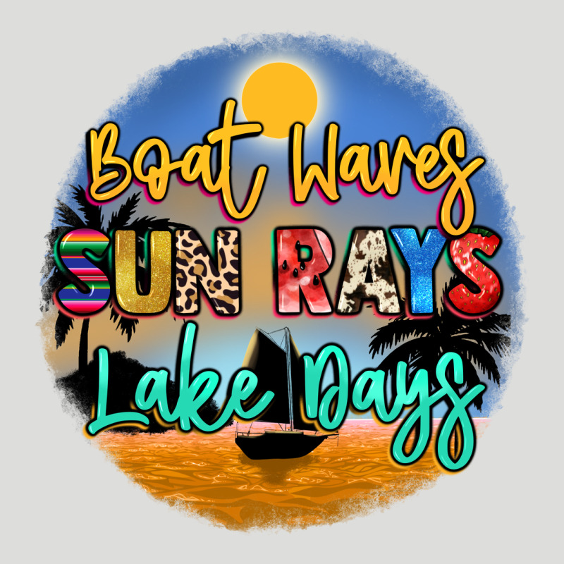 Boat Waves Sun Rays Lake Days Zipper Hoodie by NancyCooperArtShop | Teevron