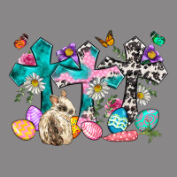 Western Rabbit With Cross And Flowers Vintage Tee | Teevron