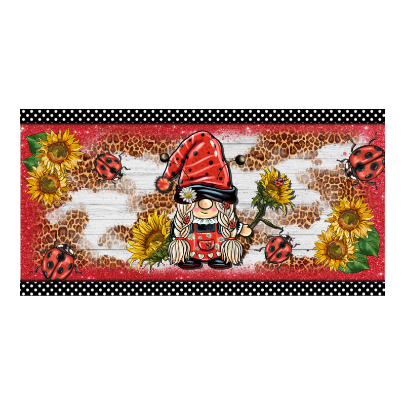 Ladybug Gnomies License Plate Template Zipper Hoodie by BarkalooDesign | Teevron