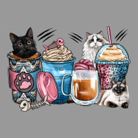 Cat Coffee Cups Vintage Hoodie | Teevron