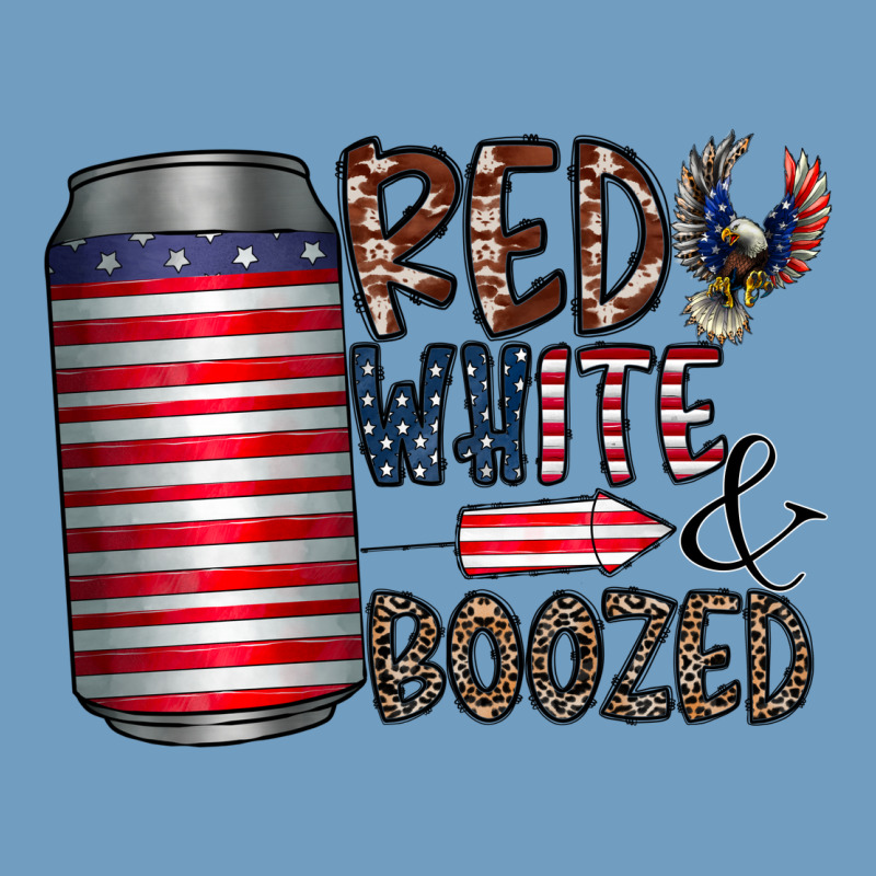 Red White  Boozed Urban Heavy Tee by CowhideDigitalArt | Teevron