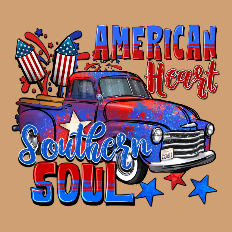 American Heart Southern Soul Truck 4th Of July Vintage Tee by CowGirlArtShop | Teevron