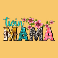 Twin Mama With Flowers Vintage Hoodie | Teevron