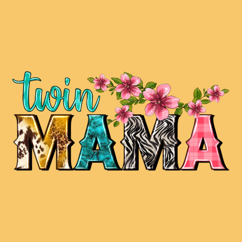Twin Mama With Flowers Vintage Hoodie by texasbilliewilder | Teevron