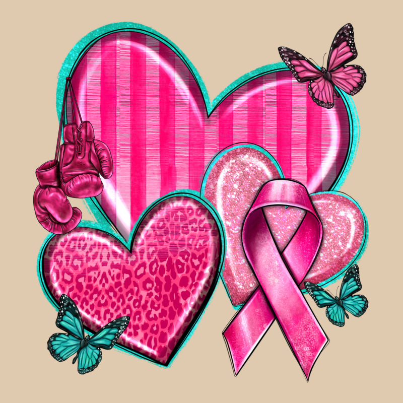 Breast Cancer Hearts Heavyweight Sweatshirt by texasbilliewilder | Teevron