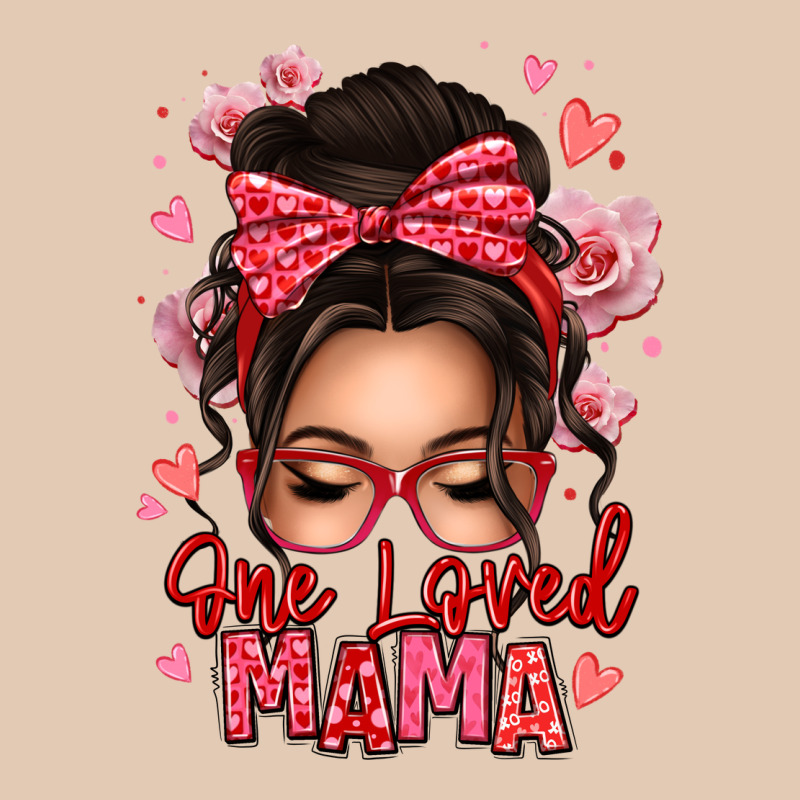 One Loved Mama Messy Bun Urban Hoodie by texasbilliewilder | Teevron