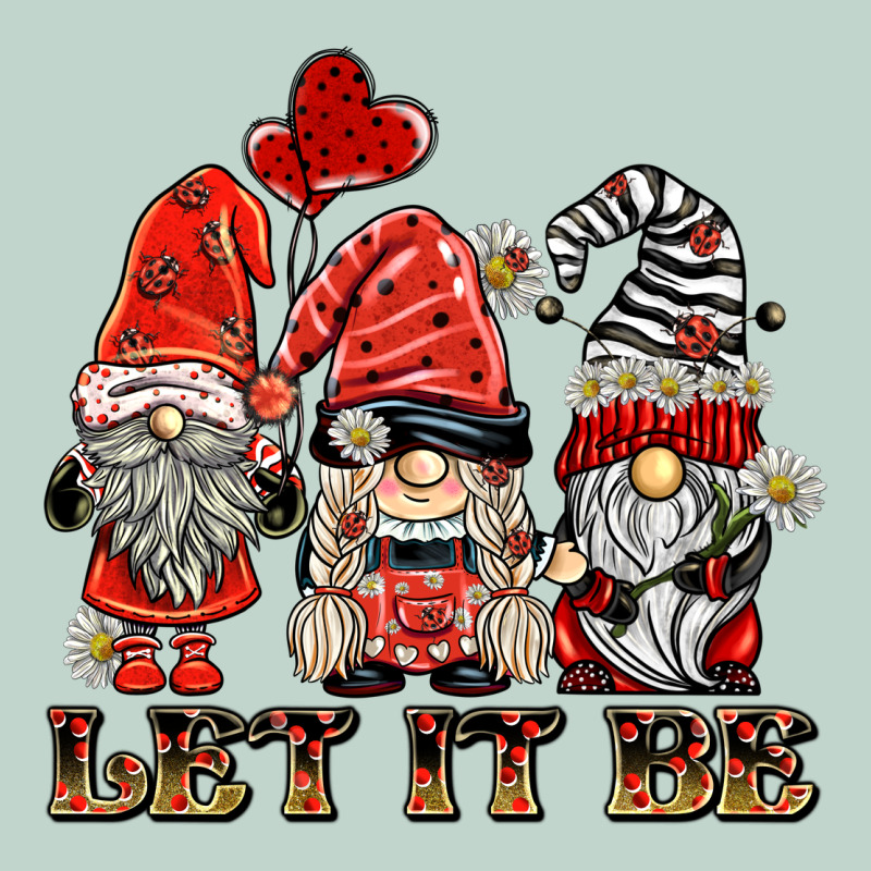 Let It Be Ladybug Gnomies Zipper Hoodie by BarkalooDesign | Teevron