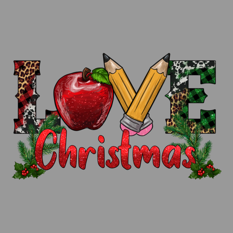 Love Christmas Teacher Vintage Hoodie by RanaPortraitStore | Teevron
