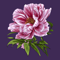 Peony Flower Illustrations Premium Hoodie | Teevron