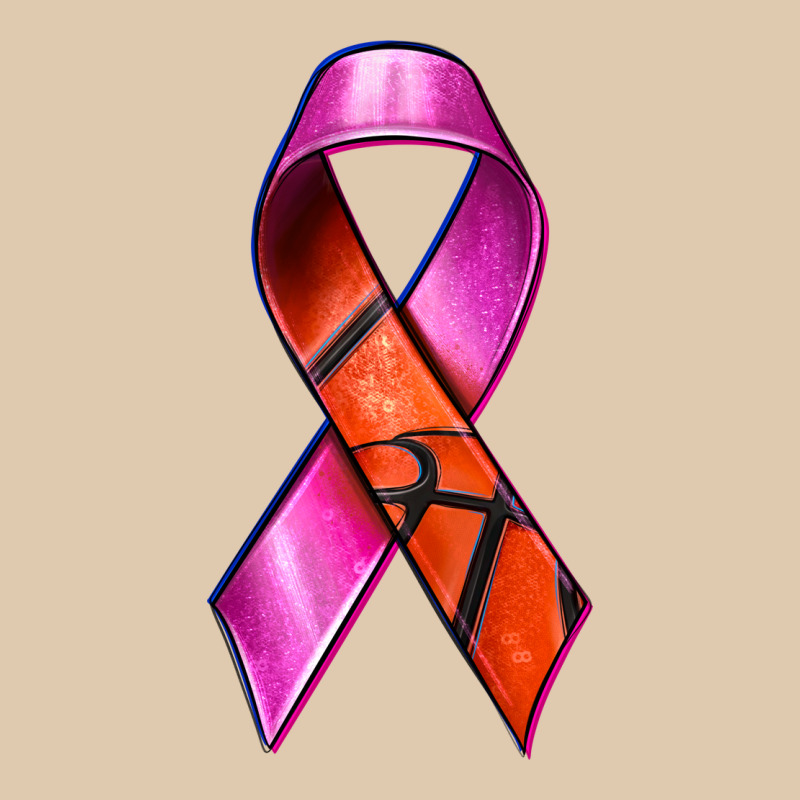Breast Cancer Ribbon Basketball Heavyweight Sweatshirt by texasbilliewilder | Teevron