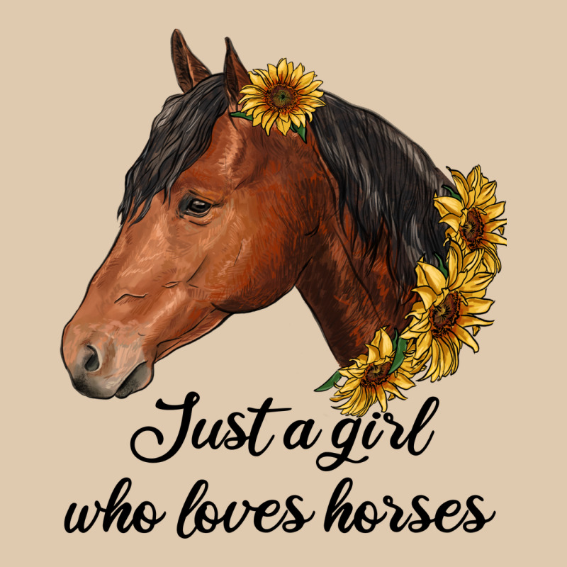 Just A Girl Who Loves Horses Heavyweight Sweatshirt by RanaPortraitStore | Teevron